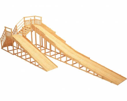 Зимняя деревянная горка &quot;Зима Wood&quot;-9, фото 1