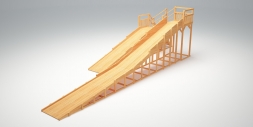 Зимняя деревянная горка &quot;Зима Wood&quot;-9, фото 2