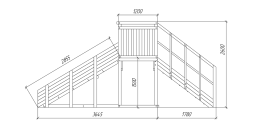 Зимняя горка Савушка Зима Wood 2 (скат 3м), фото 6