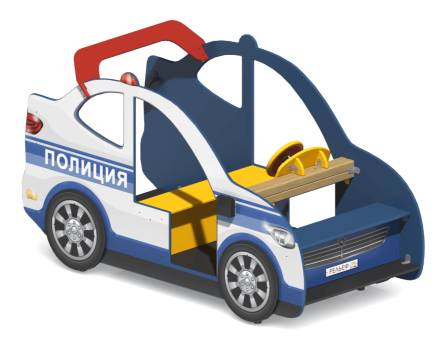 Игровой комплекс Машина полицейская ИО-41 для детской площадки, фото 1