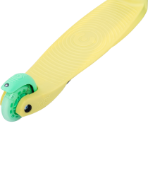 Самокат 3-колесный Zippy 3D, 120/80 мм, желтый, фото 5