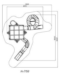 Игровой комплекс Эко 701001 для детской площадки, фото 4
