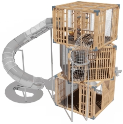 Игровой комплекс Эко 701001 для детской площадки, фото 3