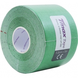 Тейп кинезиологический Tmax Extra Sticky Green (5 см x 5 м), арт 423181, зеленый, фото 1