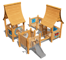 Игровой комплекс Эко VST 0022/1 для детской площадки Игровой комплекс Эко VST 0022/1 для детской площадки