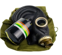 Противогаз фильтрующий БРИЗ &quot;-3301(ППФ)&quot; марки A3B3E2K2AXP3 R D с лицевой частью ШМП и с соединительной трубкой 500104023