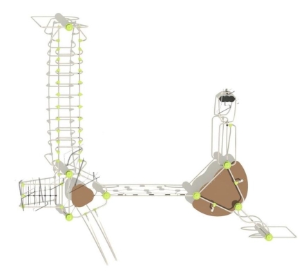Игровой комплекс ИКФ-096 от 6 лет для детской площадки, фото 2
