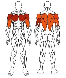 Тяга верхняя + жим от груди (красный) - Уличный тренажер двойной - СТ 027-11.И1, фото 6