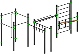 Воркаут ЛОВ 108 зеленый ВТ 102.14-02, фото 4 Воркаут ЛОВ 108 зеленый ВТ 102.14-02, фото 4