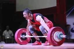 Штанга DHS Olympic 140 кг. для соревнований, аттестованная IWF, фото 4