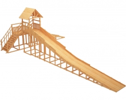 Зимняя деревянная горка &quot;Зима Wood&quot;-10, фото 2