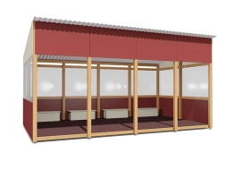 Теневой навес Классика ВСТ 1513/2 18 м2 для улицы, фото 1 Теневой навес Классика ВСТ 1513/2 18 м2 для улицы, фото 1