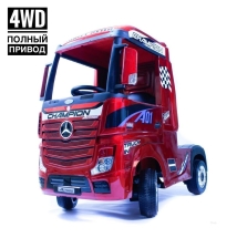 Электромобиль Mercedes-Benz Actros HL358 4WD красный