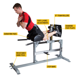 Римский стул регулируемый Body-Solid SGH500, фото 8