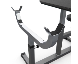 Скамья Скотта DFC Homegym UB009G серый, фото 5