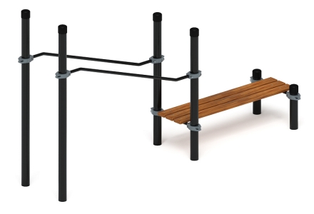 Воркаут ЛОВ 89 серый ВТ 101.24-03, фото 4