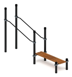 Воркаут ЛОВ 89 серый ВТ 101.24-03, фото 2