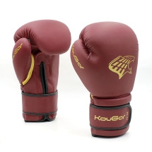 Перчатки боксерские KouGar KO800-6, 6oz, бордовый