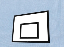 Щит баскетбольный тренировочный фанерный, 1200х800, шт. Щит баскетбольный тренировочный фанерный, 1200х800, шт.