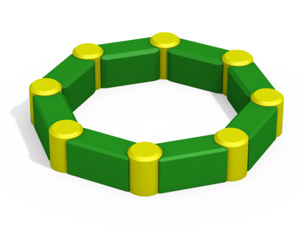 РМФ 3.02 Песочница восьмигранная, фото 1