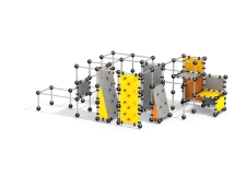 УК 7.710.11 Комплекс стен для паркура цинк УК 7.710.11 Комплекс стен для паркура цинк