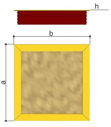Песочница Romana 109.01.02 для детской площадки, фото 5
