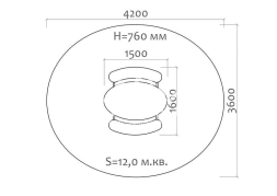 Стол детский 02025 для игровой площадки, фото 4