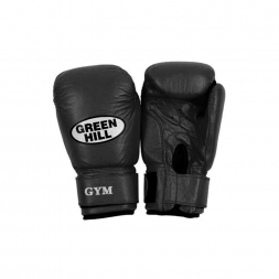 Перчатки боксерские GYM черные BGG-2018 (12oz), фото 1