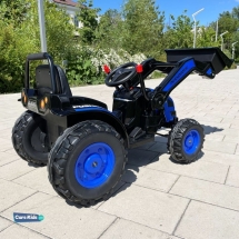 Электромобиль трактор с ковшом Harley Bella HL389-LUX синий