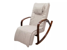 Массажное кресло качалка FUJIMO F2002 МСX Time2Chill Ivory (Tailor 2) Вишня