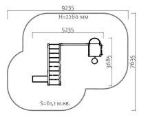 Спортивный комплекс 09028.21 для детской спортивной площадки