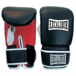Перчатки снарядные Excalibur 604/02 Cowhide Leather - Black/Red