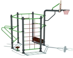 Гимнастический комплекс ГК-007 для уличных спортивных площадок