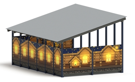 Теневой навес (Эко) - МФ 71.6.4-02, фото 2