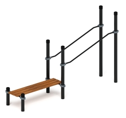 Воркаут ЛОВ 108 серый ВТ 102.24-03, фото 2