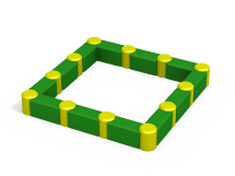 РМФ 3.03 Песочница квадратная