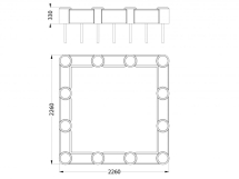 РМФ 3.03 Песочница квадратная