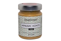 Арахисово-кокосовая паста со стевией, в стекле, 265г