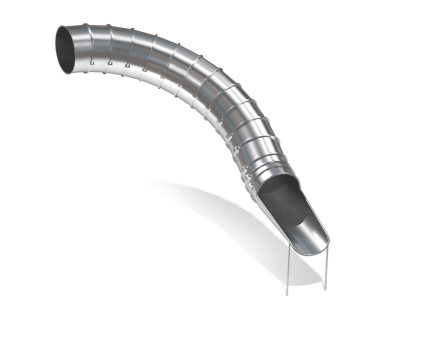 Горка ГН-03.1 H=2200 из нержавеющей стали для детской площадки, фото 1
