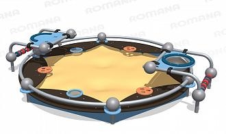 Песочница Romana Песочная фабрика 057.39.00 для детской площадки, фото 3