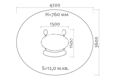 Стол детский 02024 для игровой площадки, фото 5