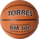 Мяч баск. &quot;TORRES BM300&quot; арт.B02013, р.3, резина, нейлон. корд, бут. камера, темнооранж-черн