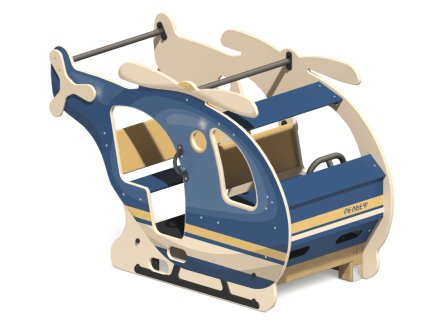 Игровой комплекс Вертолёт ИО-14.2 для детской площадки, фото 1