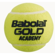 Мяч теннисный BABOLAT GOLD ACADEMY, арт.501085, уп.3шт,одобр.ITF,сукно,нат.резина,желт