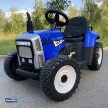 Электромобиль трактор с прицепом XMX611 (TR77) синий