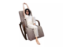 Массажное кресло качалка FUJIMO F2002 МСX Time2Chill Latte (Tailor 3) Вишня