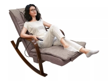 Массажное кресло качалка FUJIMO F2002 МСX Time2Chill Latte (Tailor 3) Вишня