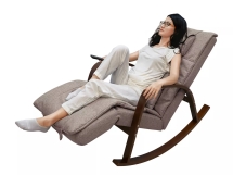 Массажное кресло качалка FUJIMO F2002 МСX Time2Chill Latte (Tailor 3) Вишня