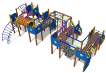 Спортивный комплекс 09022.21 для детской спортивной площадки