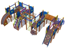 Спортивный комплекс 09022.21 для детской спортивной площадки